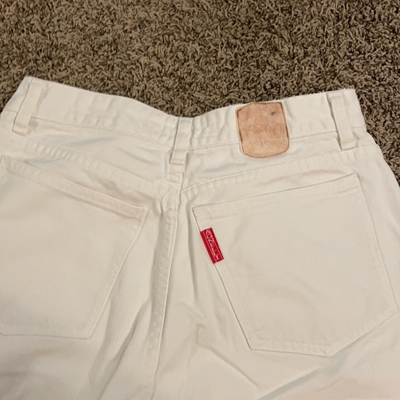 Claudio Agnelli Long White High Waisted Jeans - Picture 4 of 4